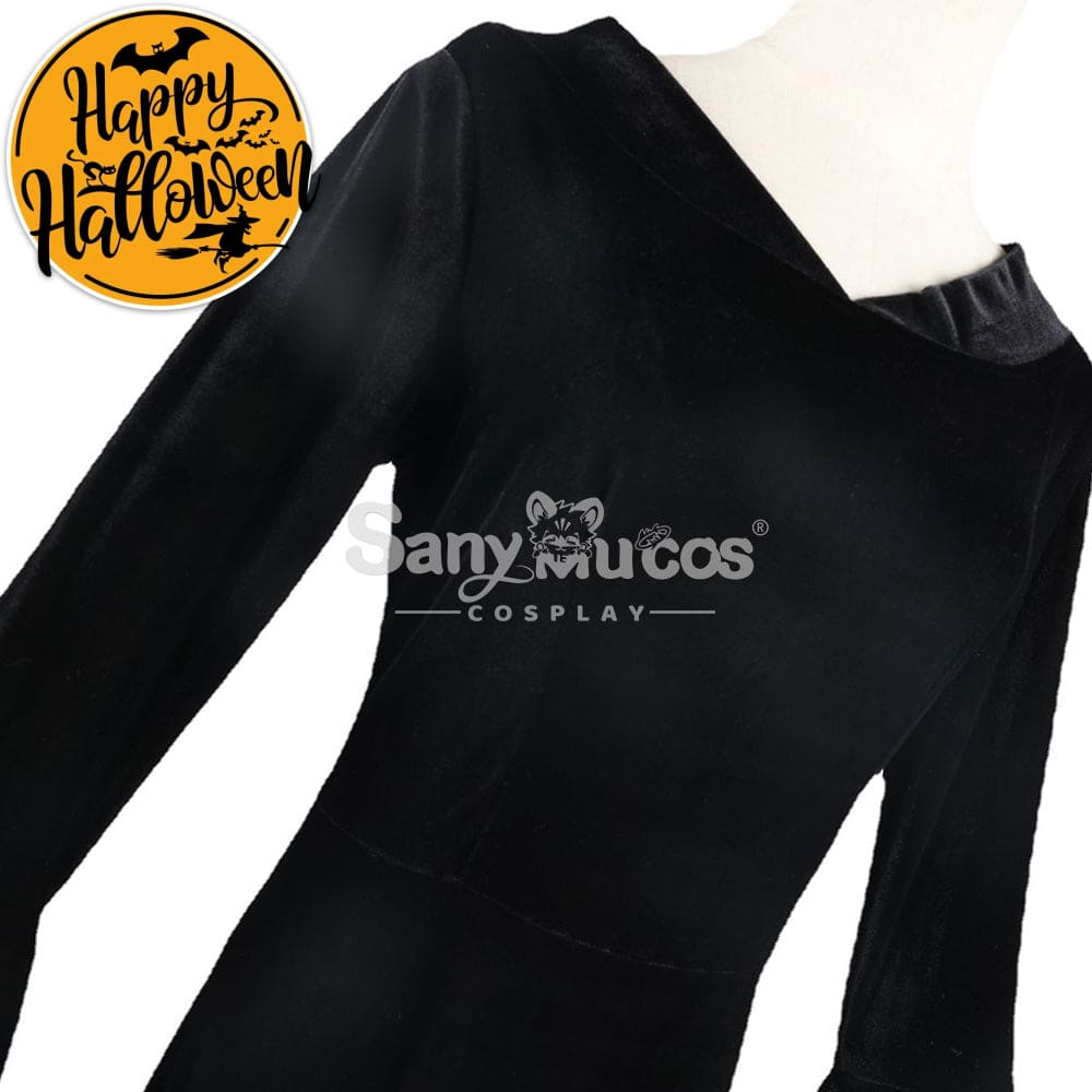 【In Stock】Movie The Addams Family Cosplay Morticia Costume Costumes