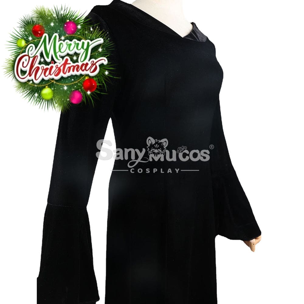 【In Stock】Movie The Addams Family Cosplay Morticia Costume Costumes