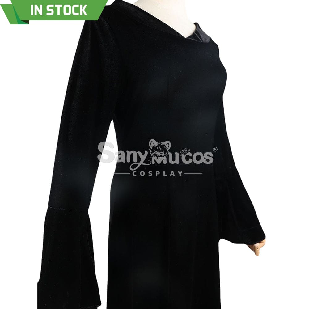 【In Stock】Movie The Addams Family Cosplay Morticia Costume Costumes