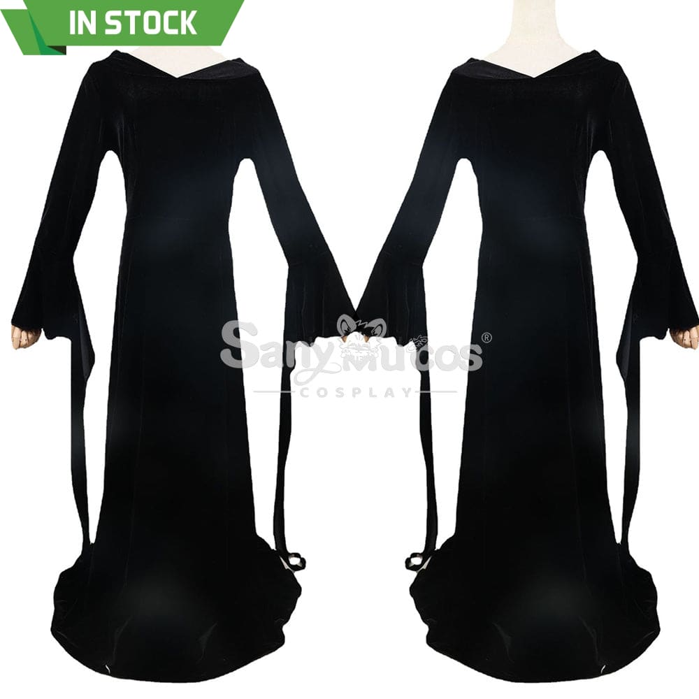 【In Stock】Movie The Addams Family Cosplay Morticia Costume Costumes