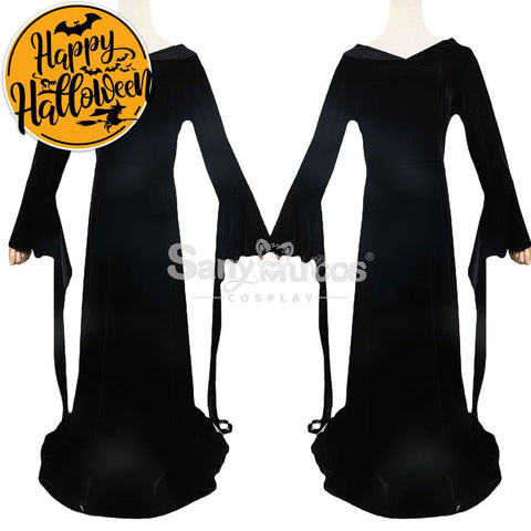 【In Stock】Movie The Addams Family Cosplay Morticia Costume Costumes