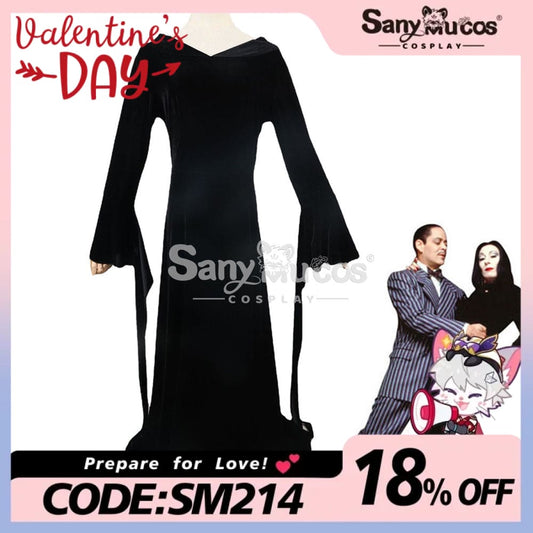 【In Stock】Movie The Addams Family Cosplay Morticia Costume Costumes 1000