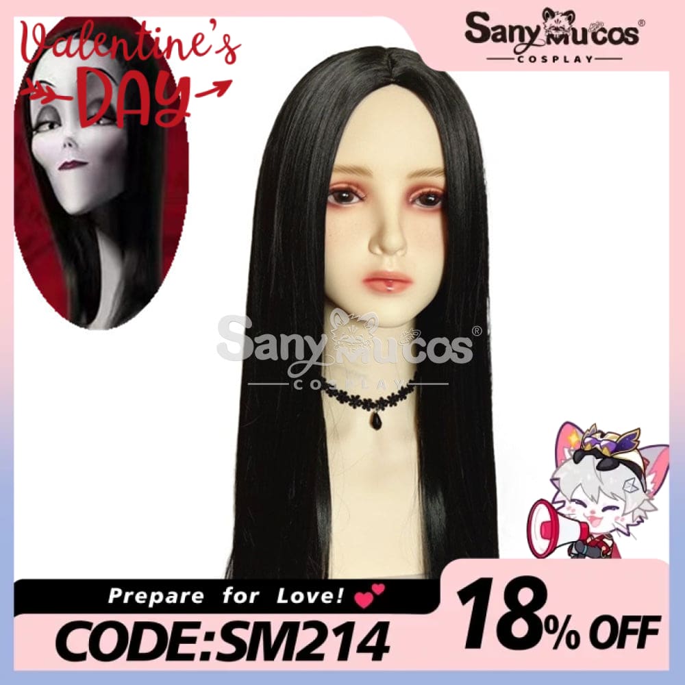 【In Stock】Movie The Addams Family Cosplay Morticia Wig Wigs