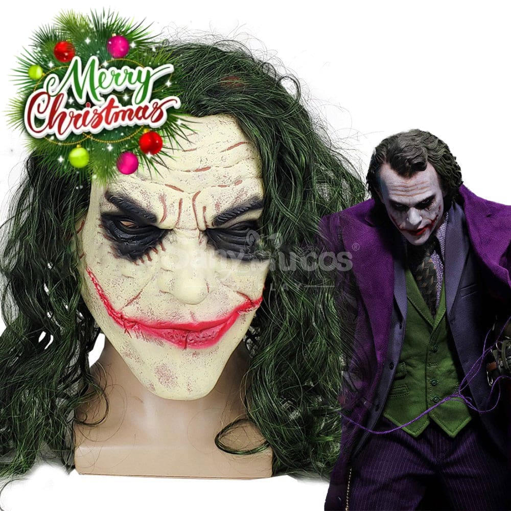 【In Stock】Movie The Dark Knight Cosplay Joker Mask Props Prop