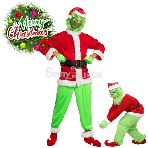 【In Stock】Movie The Grinch Cosplay Costume Costumes