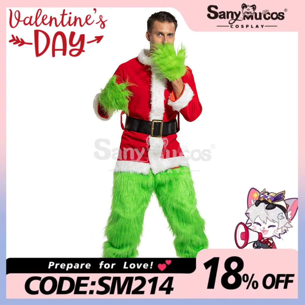 【In Stock】Movie The Grinch Cosplay Costume Costumes