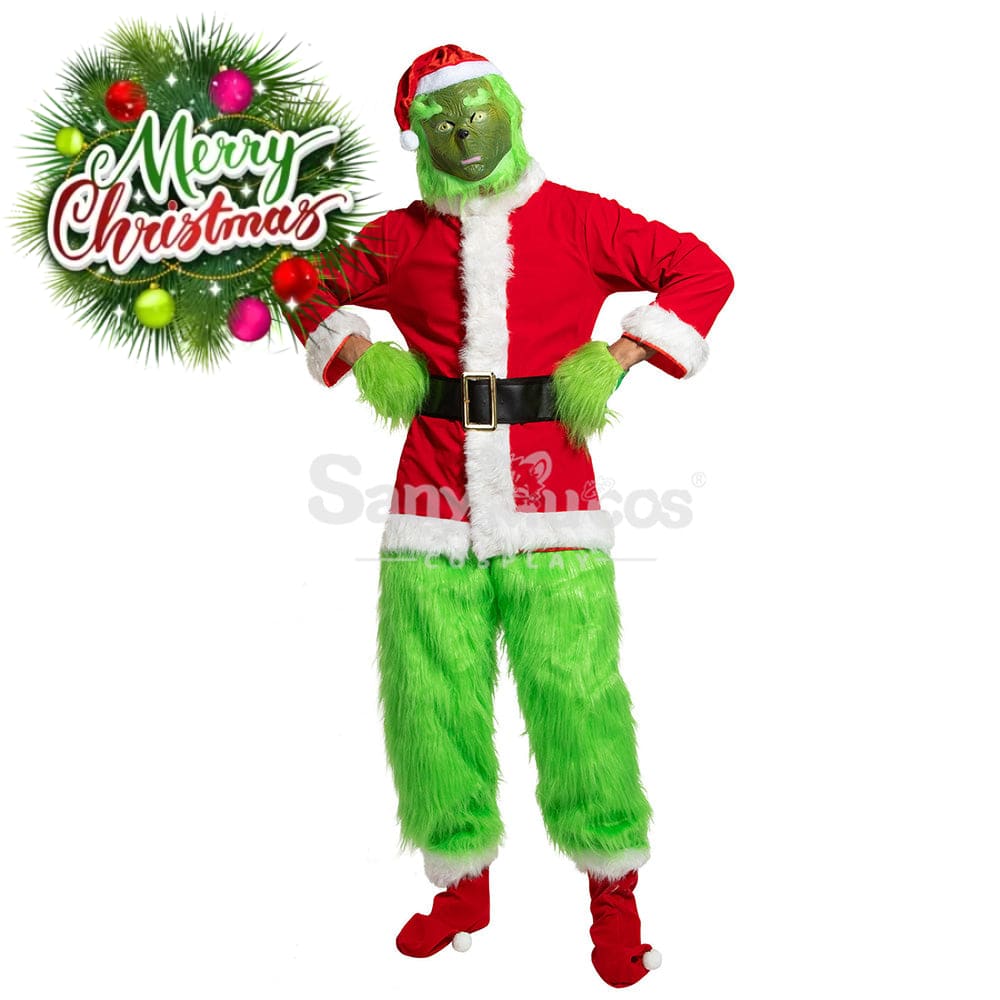 【In Stock】Movie The Grinch Cosplay Costume Costumes