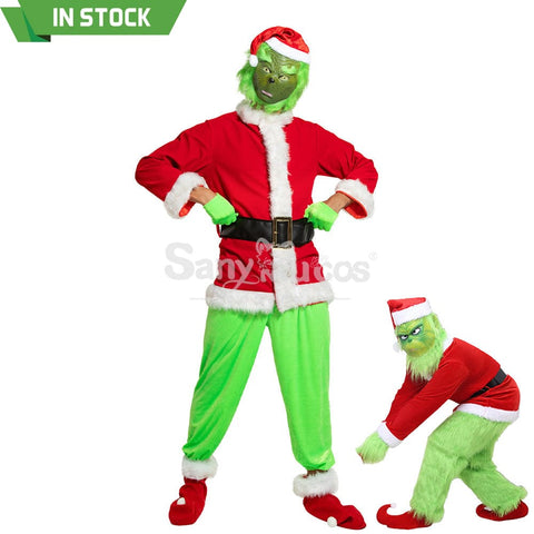 【In Stock】Movie The Grinch Cosplay Costume Costumes