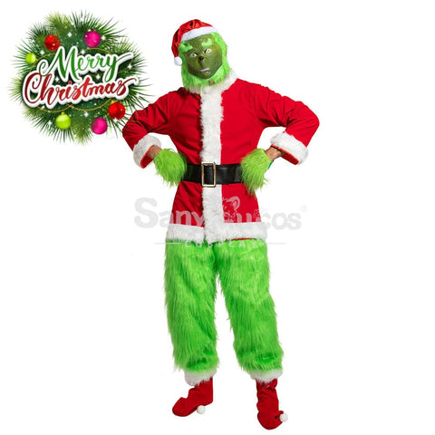 【In Stock】Movie The Grinch Cosplay Costume Costumes