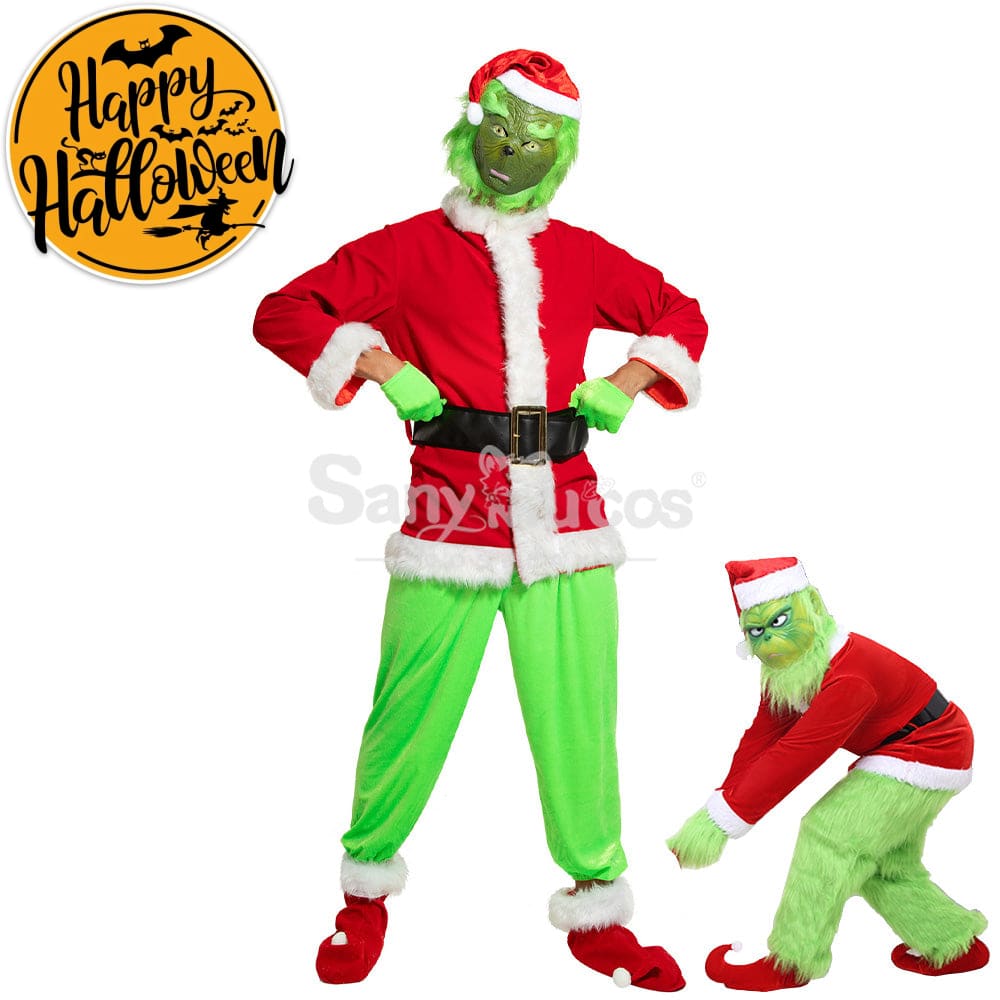 【In Stock】Movie The Grinch Cosplay Costume Costumes