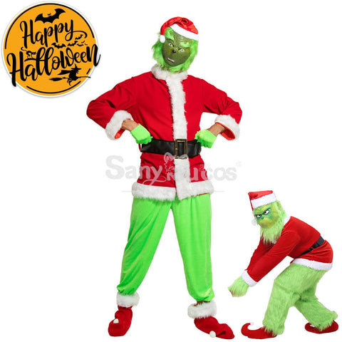 【In Stock】Movie The Grinch Cosplay Costume Costumes