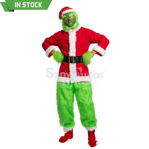 【In Stock】Movie The Grinch Cosplay Costume Costumes