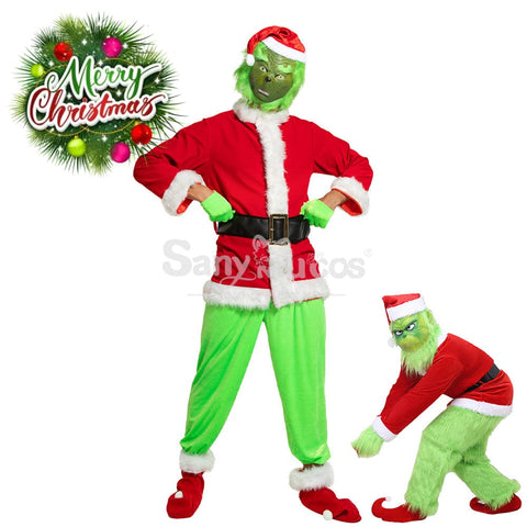 【In Stock】Movie The Grinch Cosplay Costume Costumes