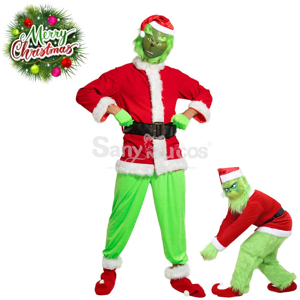 【In Stock】Movie The Grinch Cosplay Costume Costumes