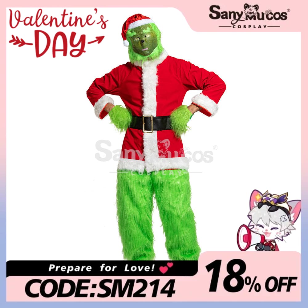 【In Stock】Movie The Grinch Cosplay Costume Costumes