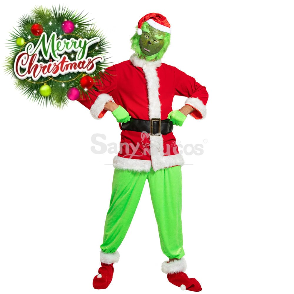 【In Stock】Movie The Grinch Cosplay Costume Costumes