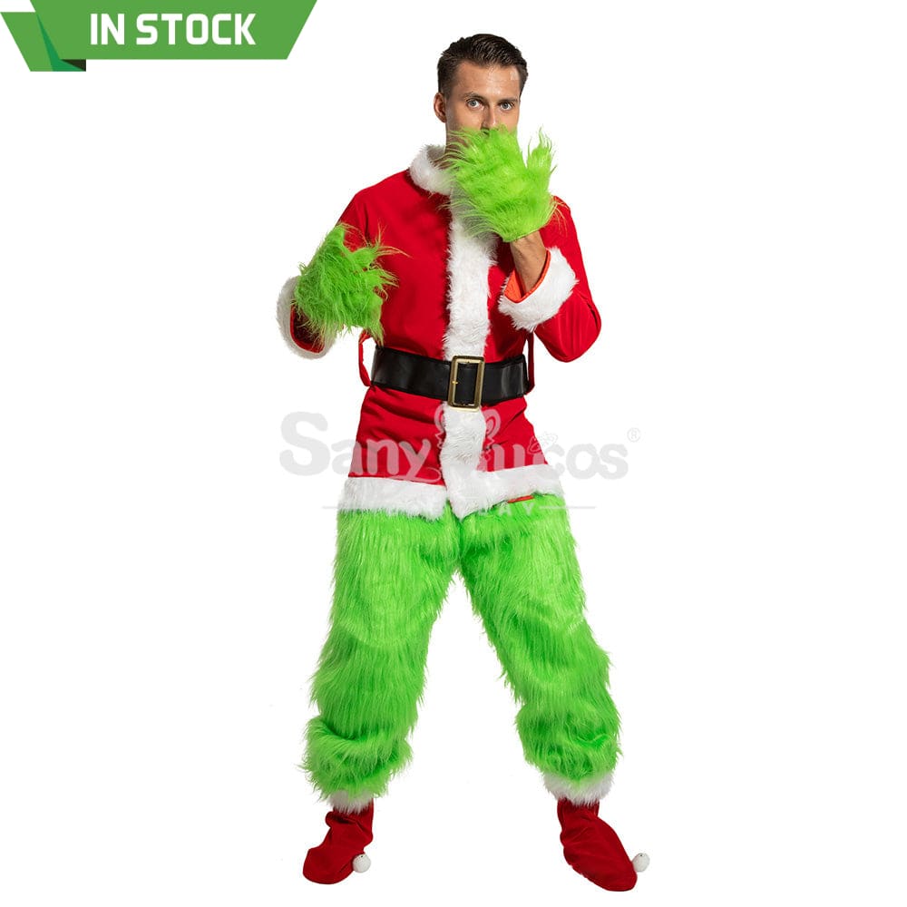 【In Stock】Movie The Grinch Cosplay Costume Costumes