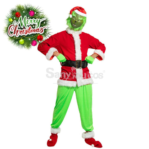 【In Stock】Movie The Grinch Cosplay Costume Costumes