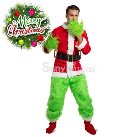 【In Stock】Movie The Grinch Cosplay Costume Costumes