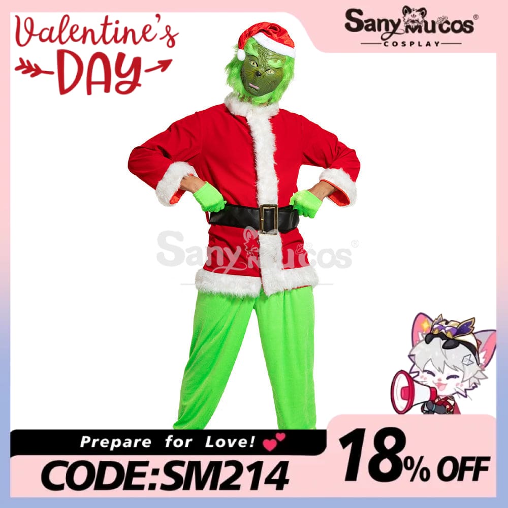 【In Stock】Movie The Grinch Cosplay Costume Costumes