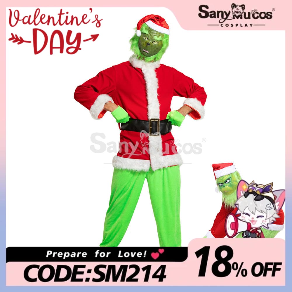 【In Stock】Movie The Grinch Cosplay Costume Costumes