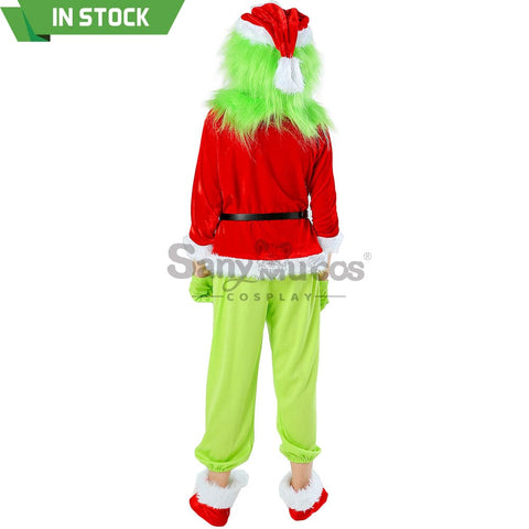 【In Stock】Movie The Grinch Cosplay Costume Kid Size Costumes