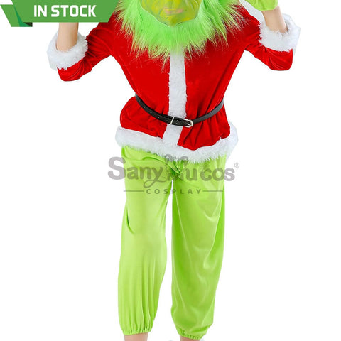 【In Stock】Movie The Grinch Cosplay Costume Kid Size Costumes