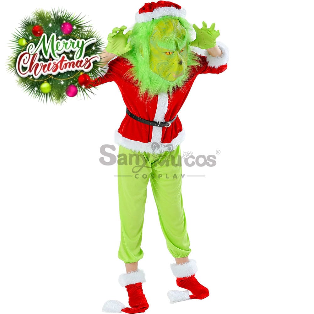 【In Stock】Movie The Grinch Cosplay Costume Kid Size Costumes