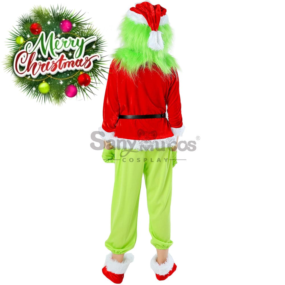 【In Stock】Movie The Grinch Cosplay Costume Kid Size Costumes