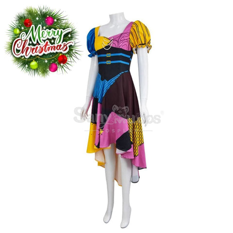 【In Stock】Movie The Nightmare Before Christmas Cosplay Sally Costume Costumes