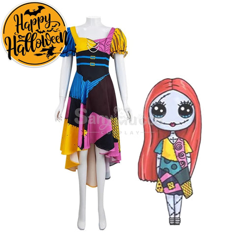 【In Stock】Movie The Nightmare Before Christmas Cosplay Sally Costume Costumes