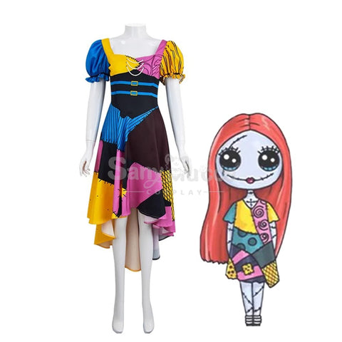 【In Stock】Movie The Nightmare Before Christmas Cosplay Sally Costume Costumes