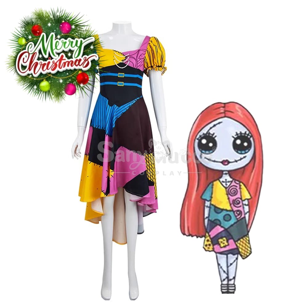 【In Stock】Movie The Nightmare Before Christmas Cosplay Sally Costume Costumes