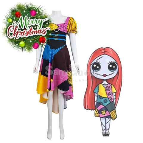 【In Stock】Movie The Nightmare Before Christmas Cosplay Sally Costume Costumes