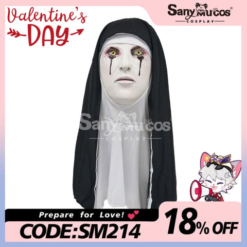 【In Stock】Movie The Nun Cosplay Devil Mask Prop 2