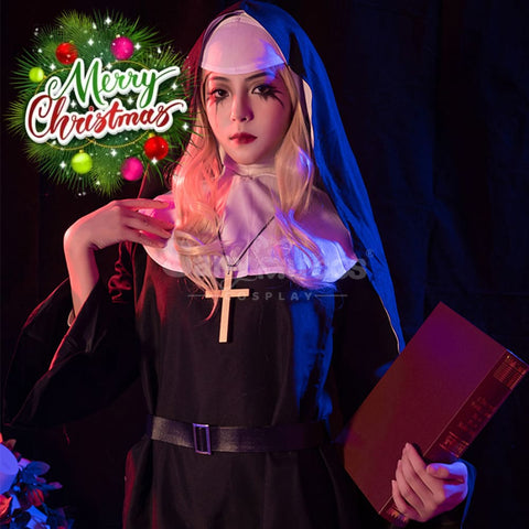 【In Stock】Movie The Nun Cosplay Valak (Black) Costume Costumes