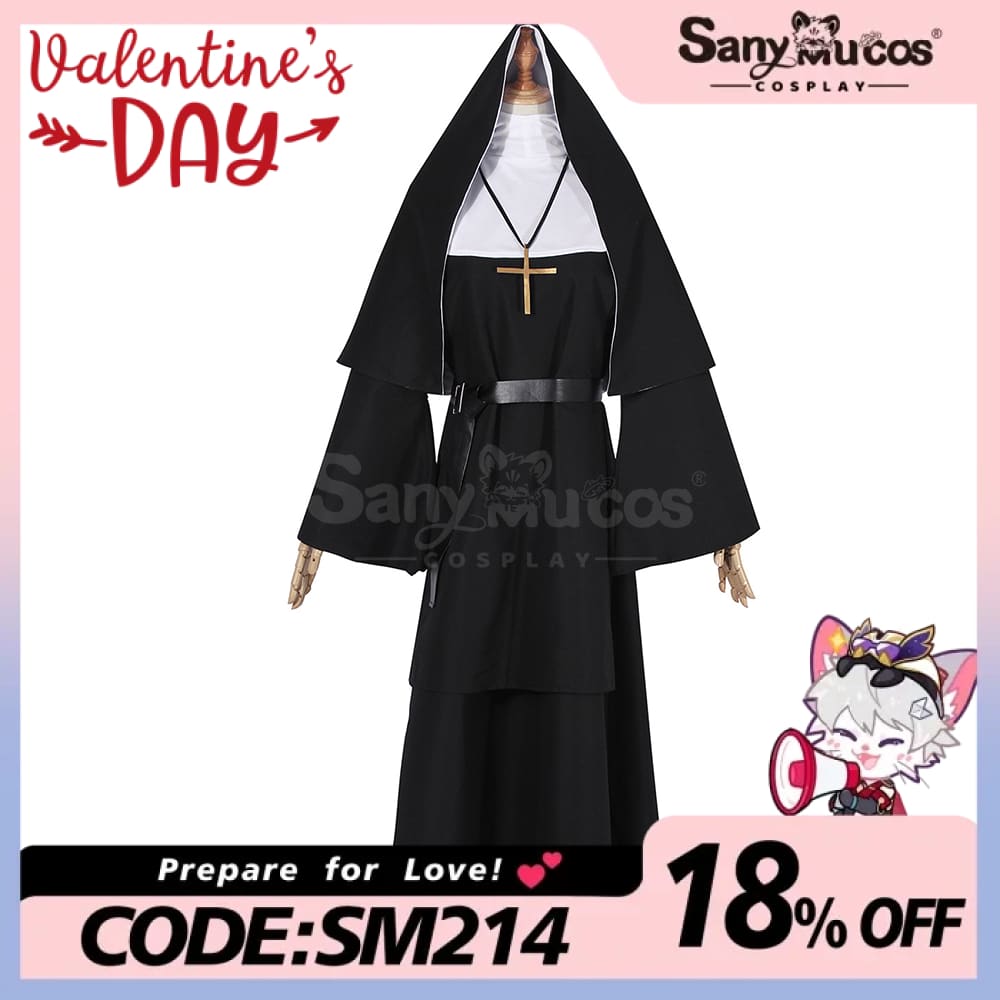 【In Stock】Movie The Nun Cosplay Valak (Black) Costume Costumes