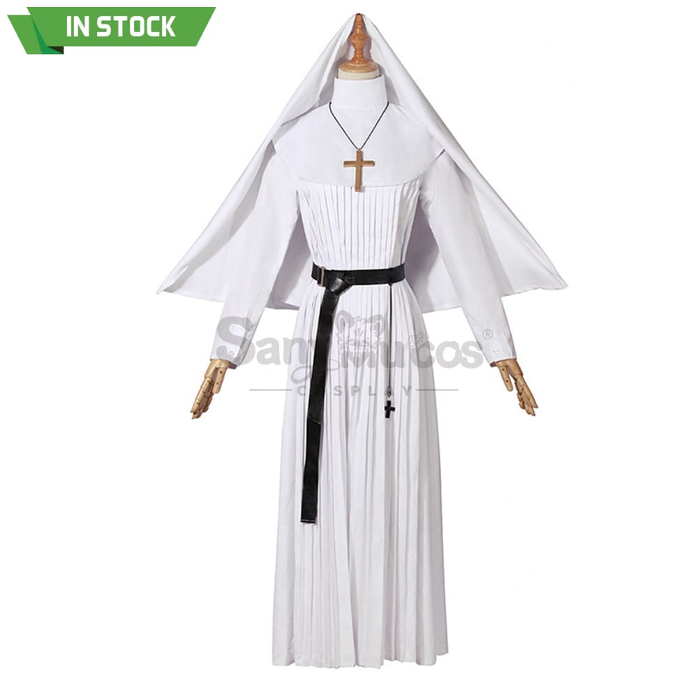 【In Stock】Movie The Nun Cosplay Valak (White) Costume Costumes