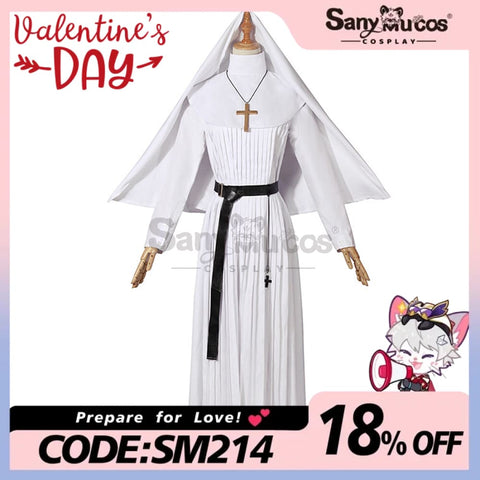 【In Stock】Movie The Nun Cosplay Valak (White) Costume Costumes