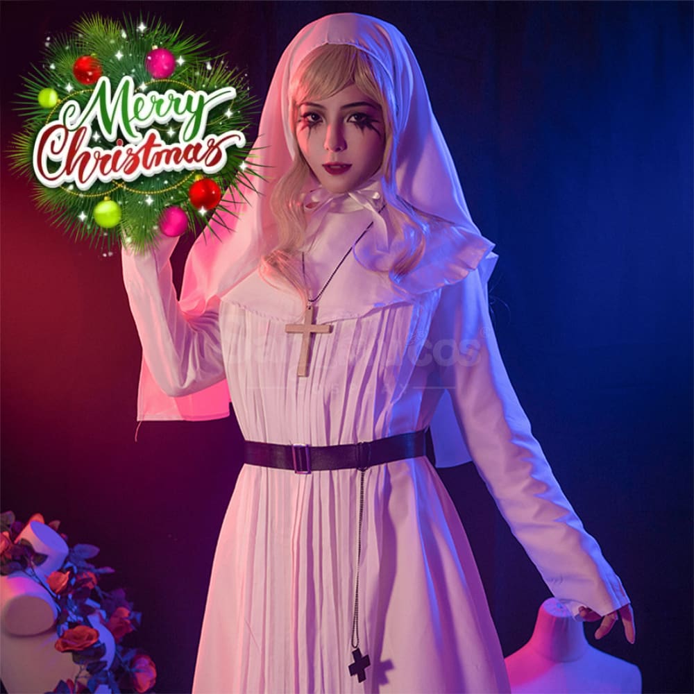 【In Stock】Movie The Nun Cosplay Valak (White) Costume Costumes