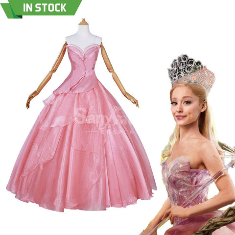 【In Stock】Movie Wicked Cosplay Galinda Costume Costumes