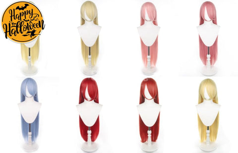【In Stock】Multicolor Cosplay Universal Long Wig Length 100cm Suitable For All Kinds Of Cosplay Cosplay Wigs