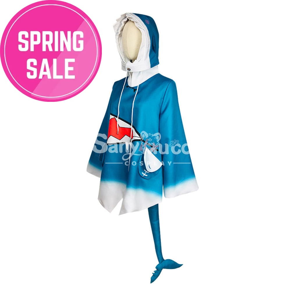 【In Stock】Nijisanji Cosplay Vtuber Gawr Gura Costume Costumes