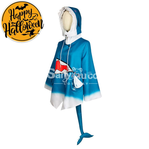 【In Stock】Nijisanji Cosplay Vtuber Gawr Gura Costume Costumes