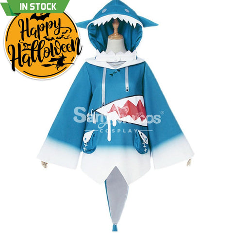 【In Stock】Nijisanji Cosplay Vtuber Gawr Gura Costume Costumes