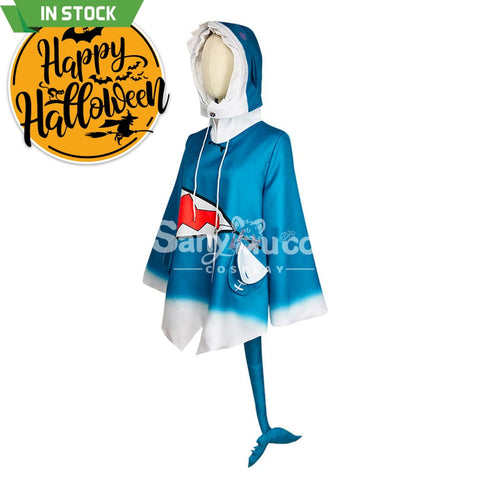 【In Stock】Nijisanji Cosplay Vtuber Gawr Gura Costume Costumes