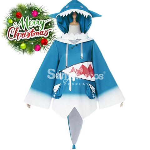 【In Stock】Nijisanji Cosplay Vtuber Gawr Gura Costume Costumes