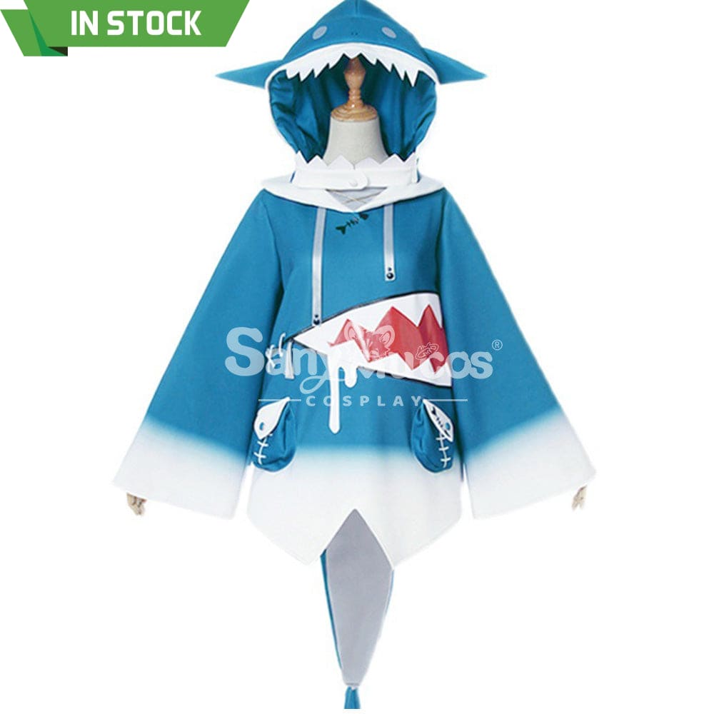 【In Stock】Nijisanji Cosplay Vtuber Gawr Gura Costume Costumes