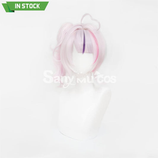 Nijisanji Vtuber Cosplay Maria Marionette Medium Light Pink Ponytail Cosplay Wig 1000