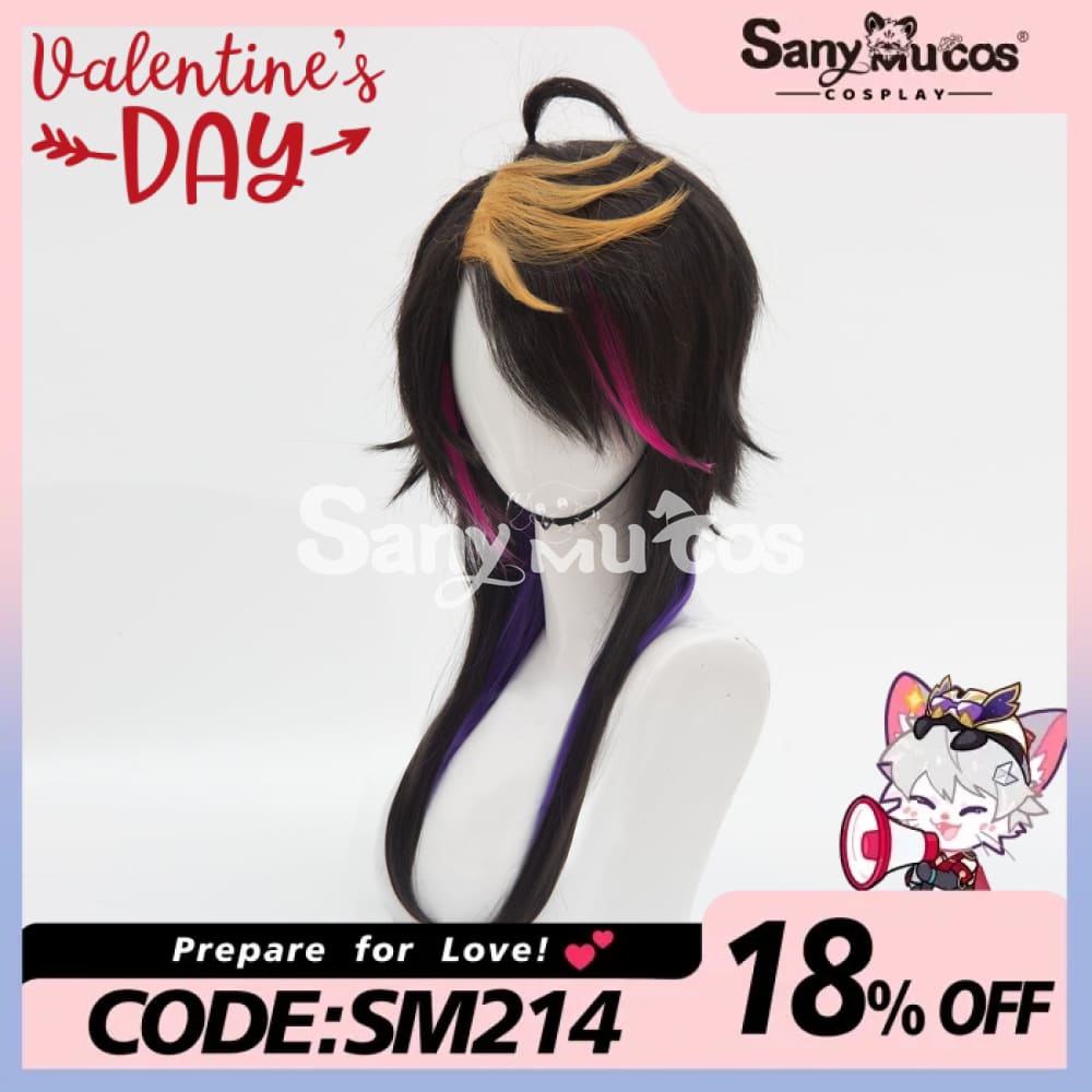 Nijisanji Vtuber cosplay ShuYamino Cosplay Wig